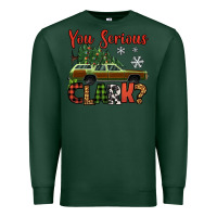Sports Green you serious clark christmas vacation car Premium Sweatshirt - Jasminsmagicworld