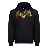 Black principal mardi gras cowgirl Urban Hoodie - CowGirlArtShop