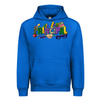 Cobalt principal mardi gras cowgirl Urban Hoodie - CowGirlArtShop