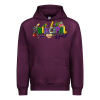 Mauve Wine principal mardi gras cowgirl Urban Hoodie - CowGirlArtShop