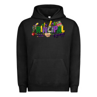 Pigment Black principal mardi gras cowgirl Urban Hoodie - CowGirlArtShop