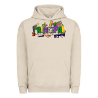 Pigment French Oak principal mardi gras cowgirl Urban Hoodie - CowGirlArtShop