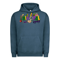 Pigment Midnight Navy principal mardi gras cowgirl Urban Hoodie - CowGirlArtShop