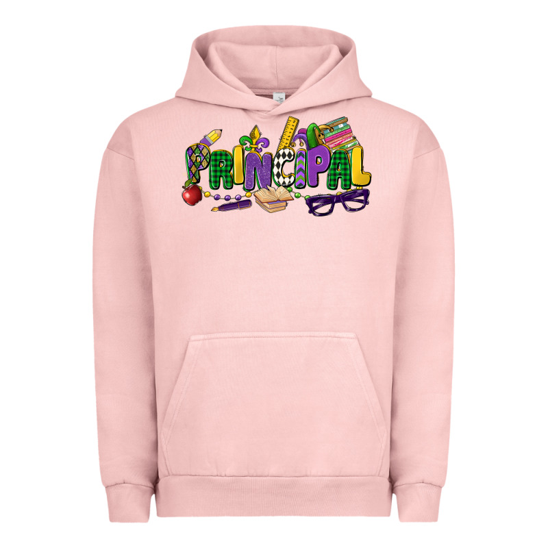 Principal Mardi Gras Cowgirl Urban Hoodie by CowGirlArtShop | Teevron
