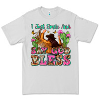 Dove Grey i just smile and say god bless Premium Tee - Zillion Design Studio