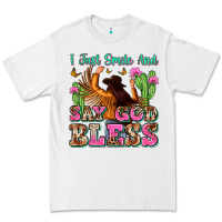 White i just smile and say god bless Premium Tee - Zillion Design Studio