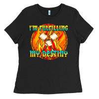 Black i m fulfilling my destiny Ladies Tee - texasbilliewilder