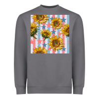 Storm patriotic sunflowers stripes and stars seamless patrern Heavyweight Sweatshirt - BundleAndBundleShop