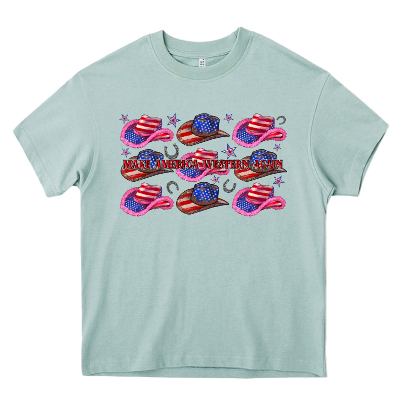 Make America Western Again Heavy Core Tee by texasbilliewilder | Teevron