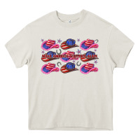 Cream make america western again Heavy Core Tee - texasbilliewilder