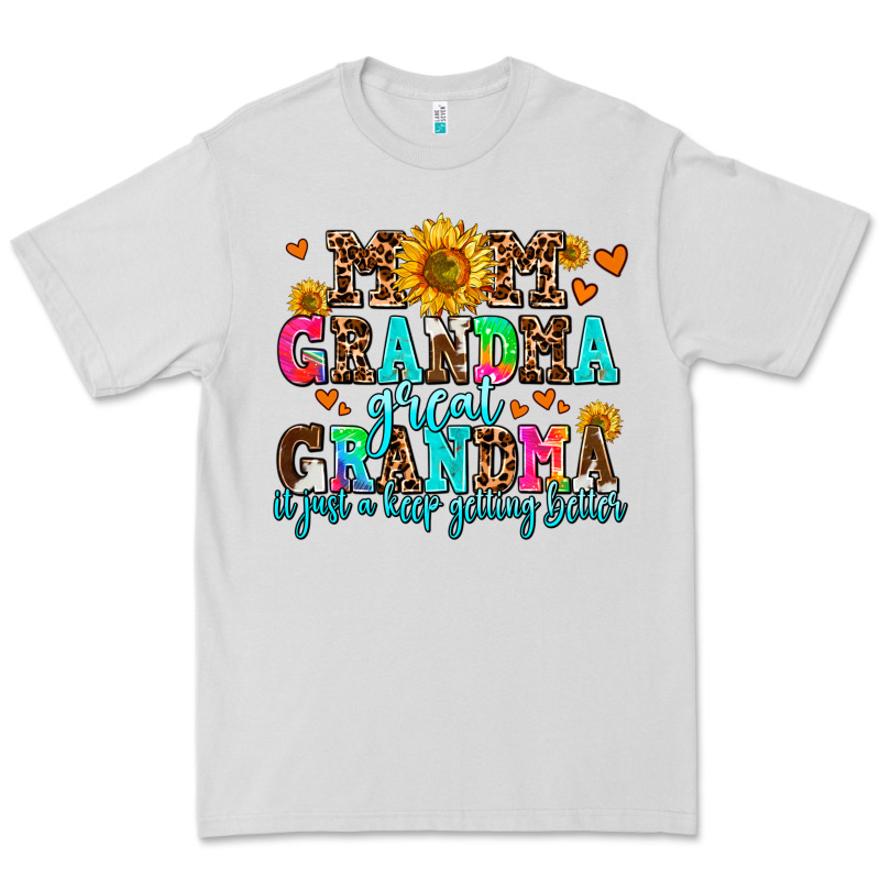 Mom Grandma Great Grandma Its Just A Keep Getting Premium Tee by AdoDesignShop | Teevron