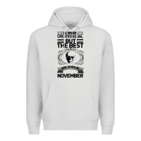 Dove Grey NOVEMBER Premium Hoodie - Bettercallsaul