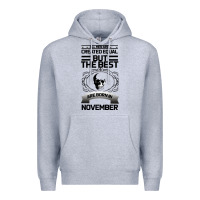 Heather Grey NOVEMBER Premium Hoodie - Bettercallsaul