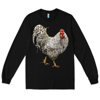 Black Dominique Rooster Long Sleeve Tee - LillyAllenDesigns