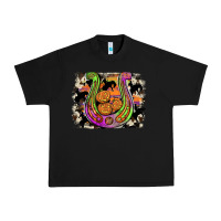 Black halloween horseshoe Urban Heavy Tee - JahusDesignShop