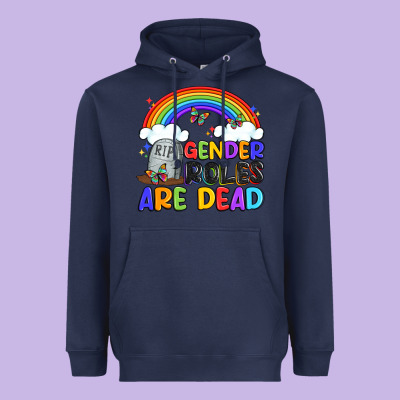 Gender Roles Are Dead Heavyweight Hoodie Designed By Artiststas