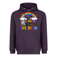 Plum gender roles are dead Heavyweight Hoodie - Artiststas
