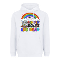 White gender roles are dead Heavyweight Hoodie - Artiststas