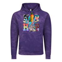 Cloud Purple hip hop easter rabbit Vintage Hoodie - AdoDesignShop