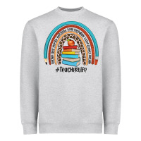 Heather Grey #teacherlife Heavyweight Sweatshirt - JahusDesignShop