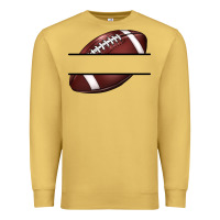 Antique Gold football name frame Premium Sweatshirt - BarkalooDesign