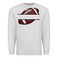 Dove Grey football name frame Premium Sweatshirt - BarkalooDesign