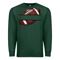 Sports Green football name frame Premium Sweatshirt - BarkalooDesign