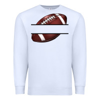 White football name frame Premium Sweatshirt - BarkalooDesign