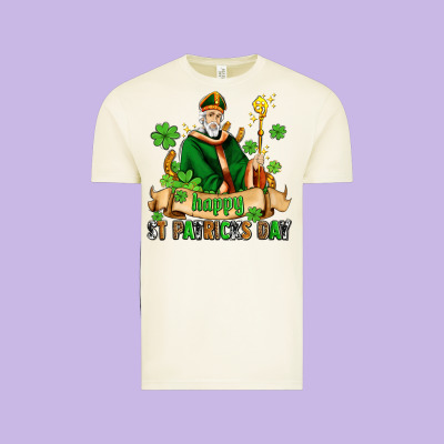 Happy St Patricks Day With St Patricks Vintage Tee Designed By Adodesignshop