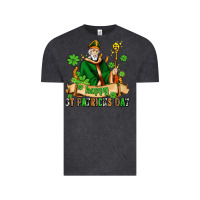 Vintage Black happy st patricks day with st patricks Vintage Tee - AdoDesignShop