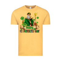 Vintage Mustard happy st patricks day with st patricks Vintage Tee - AdoDesignShop