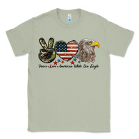 Matcha Peace Love American White Sea Eagle Classic Tee - LillyAllenDesigns