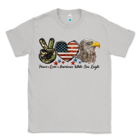 Moon Dust Peace Love American White Sea Eagle Classic Tee - LillyAllenDesigns