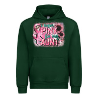 Forest Green i wear pink for my aunt Urban Hoodie - CowGirlArtShop