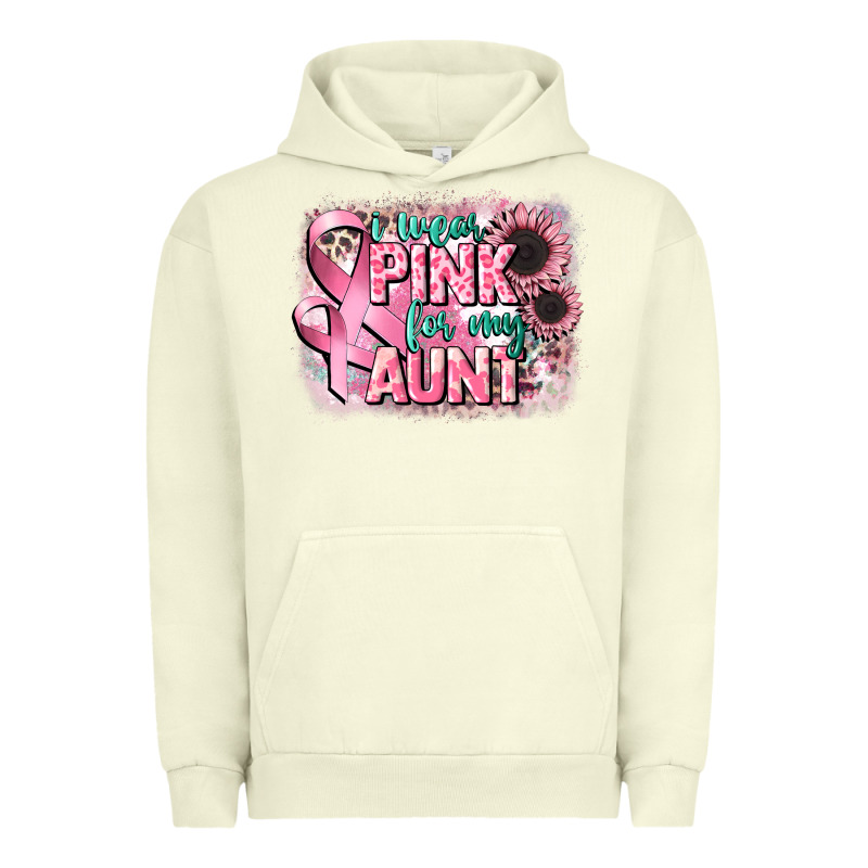 I Wear Pink For My Aunt Urban Hoodie by CowGirlArtShop | Teevron