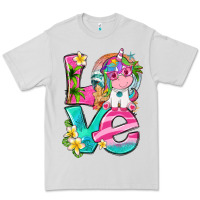 Dove Grey love summer unicorn Premium Tee - texasbilliewilder