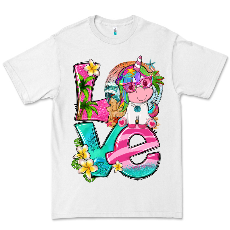 Love Summer Unicorn Premium Tee by texasbilliewilder | Teevron