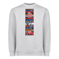 Heather Grey usa flag and western patterns  penwraps 1 Heavyweight Sweatshirt - Artiststas