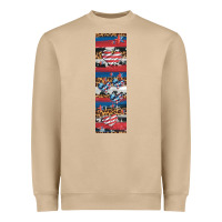 Mushroom usa flag and western patterns  penwraps 1 Heavyweight Sweatshirt - Artiststas