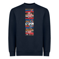Navy usa flag and western patterns  penwraps 1 Heavyweight Sweatshirt - Artiststas