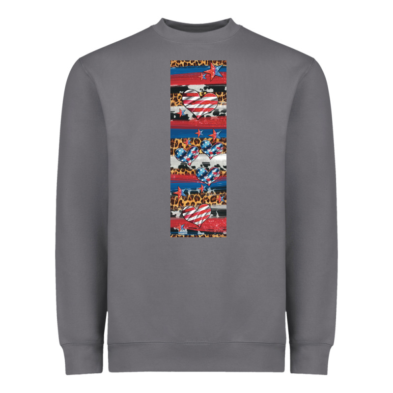 Usa Flag And Western Patterns  Penwraps 1 Heavyweight Sweatshirt by Artiststas | Teevron