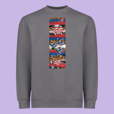Usa Flag And Western Patterns  Penwraps 1 Heavyweight Sweatshirt Designed By Artiststas
