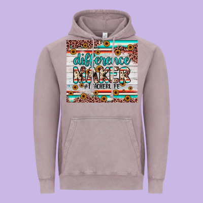 Difference Maker Vintage Hoodie Designed By Jahusdesignshop