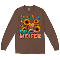 Chestnut dont be a salty heifer Long Sleeve Tee - JahusDesignShop