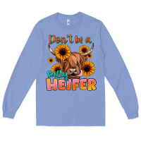 Colony Blue dont be a salty heifer Long Sleeve Tee - JahusDesignShop