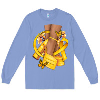 Childhood Cancer Diva Yellow Ribbon Long Sleeve Tee | Teevron