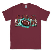 Burgundy football mom Classic Tee - BarkalooDesign