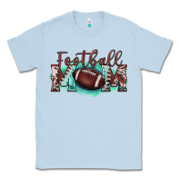 Dusty Blue football mom Classic Tee - BarkalooDesign