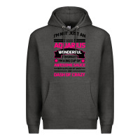 Charcoal Heather Aquarius Woman Premium Hoodie - Bettercallsaul
