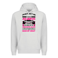 Dove Grey Aquarius Woman Premium Hoodie - Bettercallsaul